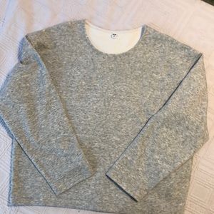Heather grey sweatshirt